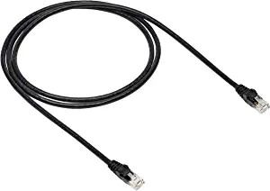 Photo 1 of Amazon Basics RJ45 Cat-6 Gigabit Ethernet Patch Internet Cable - 5 Foot , 2 COUNT 