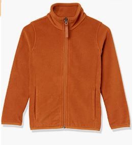 Photo 1 of Amazon Essentials Boys and Toddlers' Polar Fleece Full-Zip Mock Jacket
Size: S
Color: Light Brown
