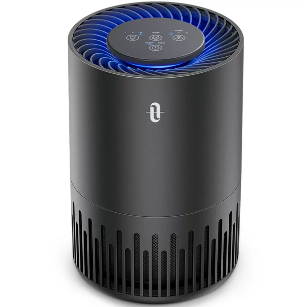 Photo 1 of TaoTronics HEPA Air Purifier TTAP001 Desktop Air Cleaner Black 