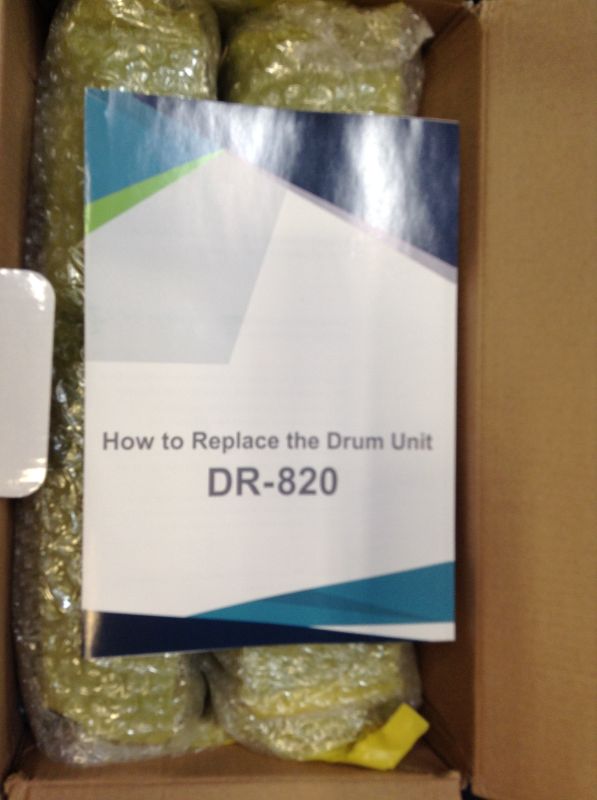Photo 2 of Toner Bank Compatible Drum Unit Replacement for Brother DR820 DR-820 DR 820 for Brother MFC-L5850DW HL-L6200DW HLL6200DW L6200DW MFC-L5900DW MFC-L5700DW HL-L5200DW L5200DWT Printer Drum Unit 2PK