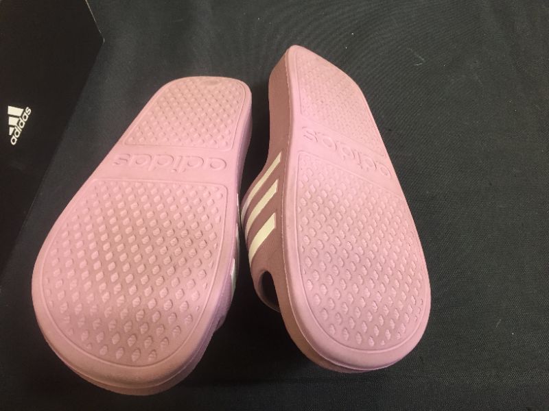 Photo 4 of adidas Women's Adilette Aqua Slide Sandal SIZE 7 ( DIRT ON BOTTOM OF ITEM)