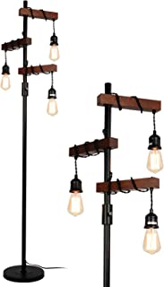 Photo 1 of Airposta Industrial Floor Lamp, Farmhouse Tree Floor Lamp, 68 Inch 3 Lights Wood Standing Lamp, Sturdy Base Tall Vintage Pole Light, Metal Black Floor Lamps for Living Room Bedroom Office Rustic Home
(LIGHT BULBS NOT INCLUDED)