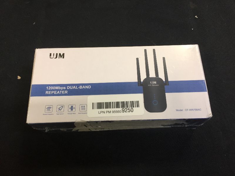 Photo 2 of UJM WiFi Extender- 1200Mbps,WiFi Extenders Signal Booster for Home,WiFi Range Extender 2.4 & 5GHz Dual Band,WiFi Extender with Ethernet Port,Extend WiFi to Whole Home &Easy Set Up
