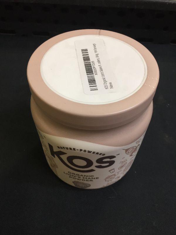 Photo 1 of KOS Organic Lions Mane Powder - Lion's Mane Mushroom Powder - Natural Nootropic, Supports Memory & Focus, Immunity Booster - Potent Mushroom Supplement - 12.84 oz.
EXP JUNE 2023