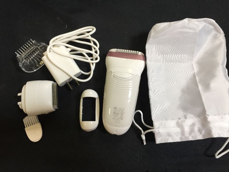 Photo 2 of Braun Epilator Silk-épil 9 9-720, Hair Removal for Women, Wet & Dry, Womens Shaver & Trimmer, Cordless, Rechargeable
