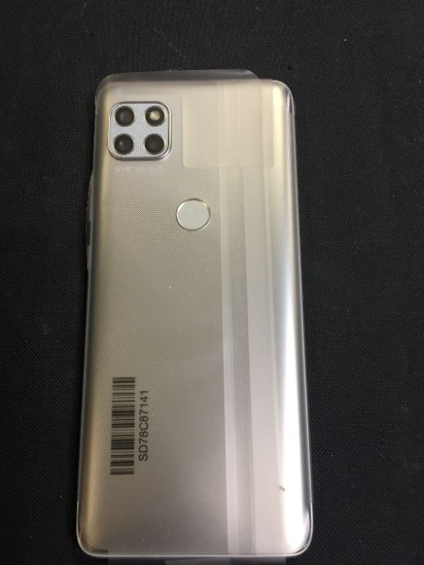 Photo 5 of  Motorola One 5G Ace 2021 2-Day Battery Unlocked Made for US by Motorola 6/128GB 48MP Camera Hazy Silver (MINOR DAMAGE TO BOX)