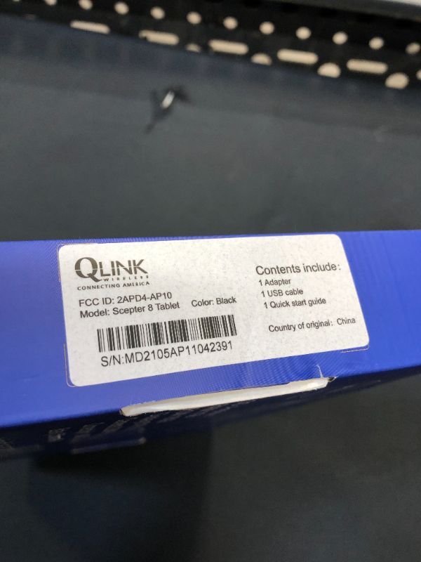 Photo 8 of Q Link Wireless Scepter 8
(factory sealed)