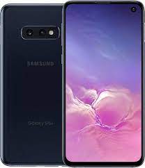 Photo 1 of Samsung Galaxy S10e, 128GB, Prism Black - Unlocked (Renewed) (DISCOLORATION BY CAMERA LENSE) 
