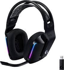 Photo 1 of Logitech G733 Lightspeed Wireless Gaming Headset with Suspension Headband, Lightsync RGB, Blue VO!CE mic technology and PRO-G audio drivers - Black
(MISSING BOX)