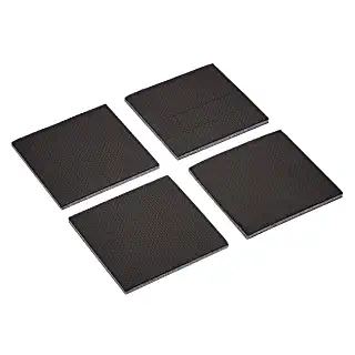 Photo 1 of Amazon Basics Anti Slip Furniture Pads, Black, 4-Pack 2 pack