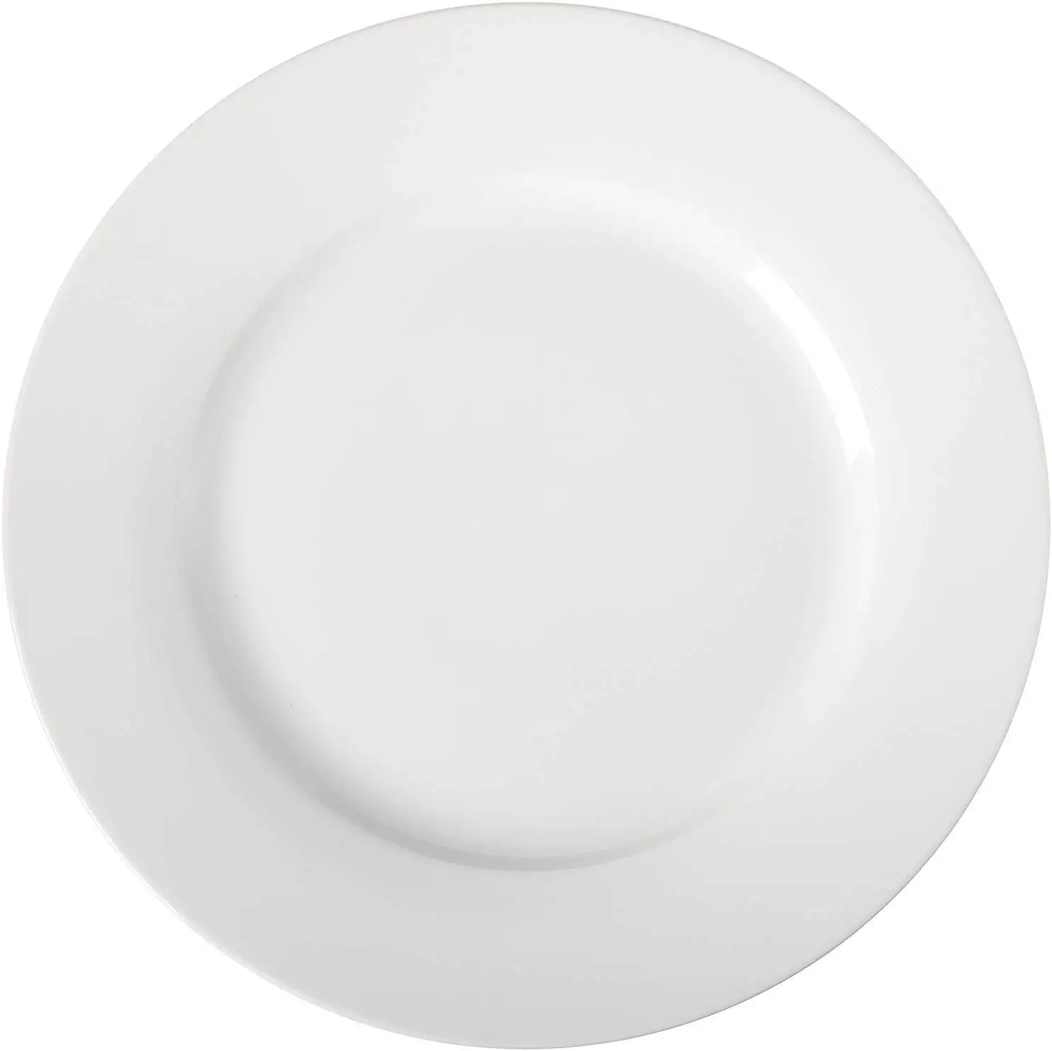 Photo 1 of Amazon Basics 6-Piece White Dinner Plate Set
