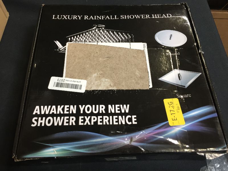 Photo 5 of 12 Inch Shower Head Combo,High Pressure Rain Shower Head with 11 Inch Adjustable Extension Arm and 5 Settings Handheld Shower Head Combo,Powerful Shower Spray Against Low Pressure Water - Matte Black (ITEM IS USED, HARDWARE LOOSE IN BOX, POSSIBLY MISSING 