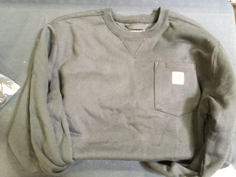 Photo 2 of Carhartt Men's Crewneck Pocket Sweatshirt LARGE 