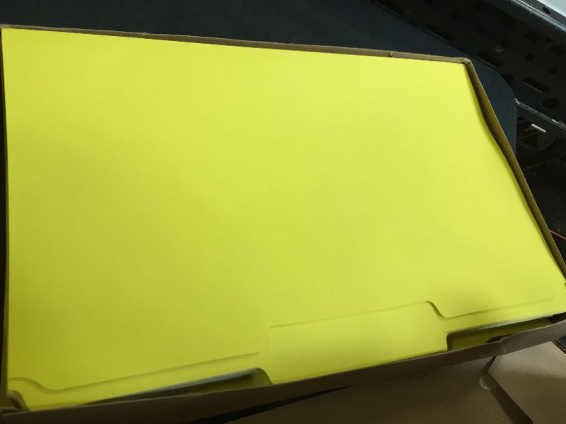 Photo 2 of Pendaflex Two-Tone File Folders, 1/3 Cut Top Tab, Legal, Yellow, Light Yellow, 100/Box (DAMAGES TO BOX)