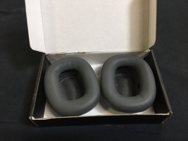 Photo 2 of Ear Cushions for AirPods Max Headphones Earpads Replacement Ear Pad Covers Earmuffs with Protein Leather, Memory Foam and Magnet Black
