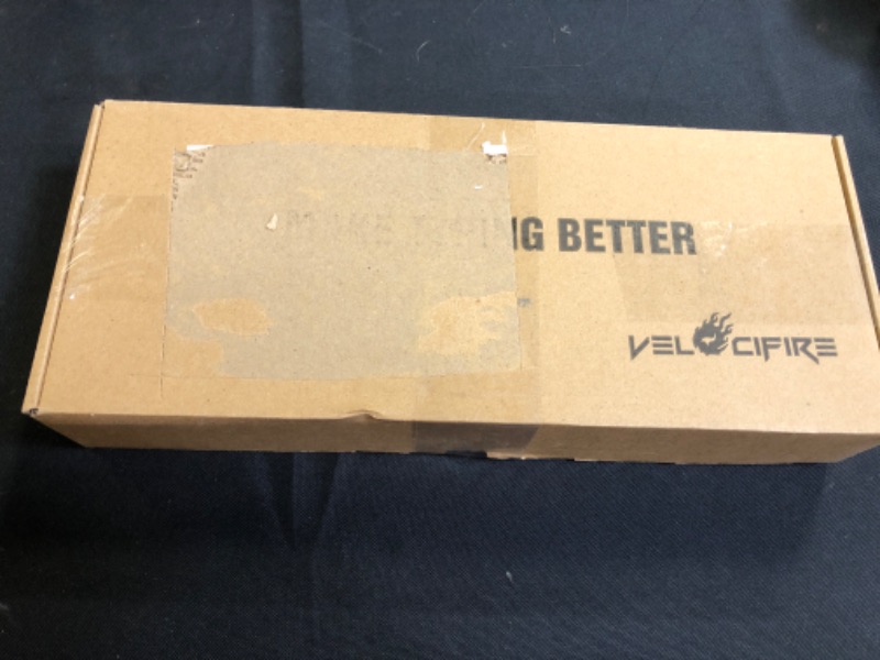 Photo 1 of Wireless Bluetooth Mechanical Keyboard, Velocifire M2 61 Keys Mini 60% Mechanical Gaming Keyboard, RGB Backlit Hot Swappable Gateron Brown Switch Black Keyboard
