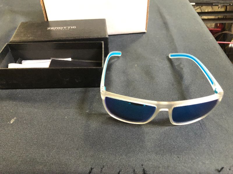 Photo 2 of ZENOTTIC Polarized Sunglasses for Men Lightweight TR90 Frame UV400 Protection Square Sun Glasses