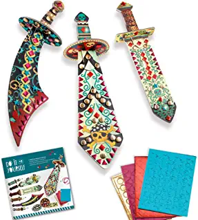 Photo 1 of Djeco Like A Pirate Mosaic Swords Craft Kit