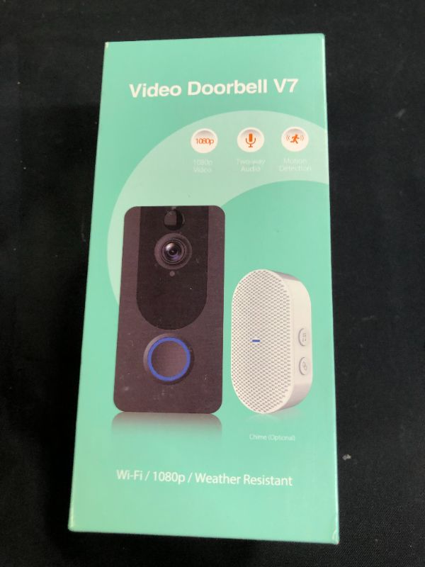 Photo 3 of Wireless Doorbell Camera 1080P with Chime, Video Doorbell Camera with PIR Motion Detection, Wi-Fi Smart Door Bell with Cloud Service, IP65 Waterproof, 2-Way Audio, Clear Night Vision
