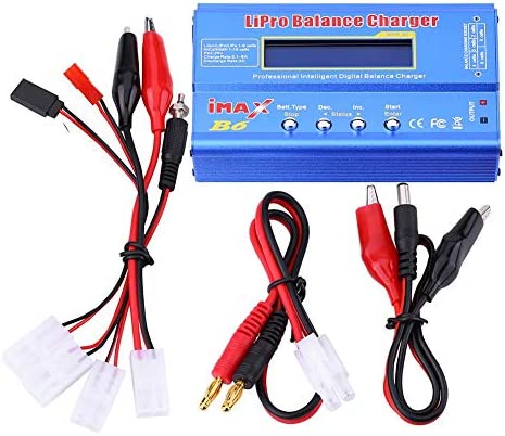 Photo 1 of RC Charger, 3Types 80W 1-6S Digital Balance Charger Discharger for Lithium Battery Batteries(Tamiya Plug)