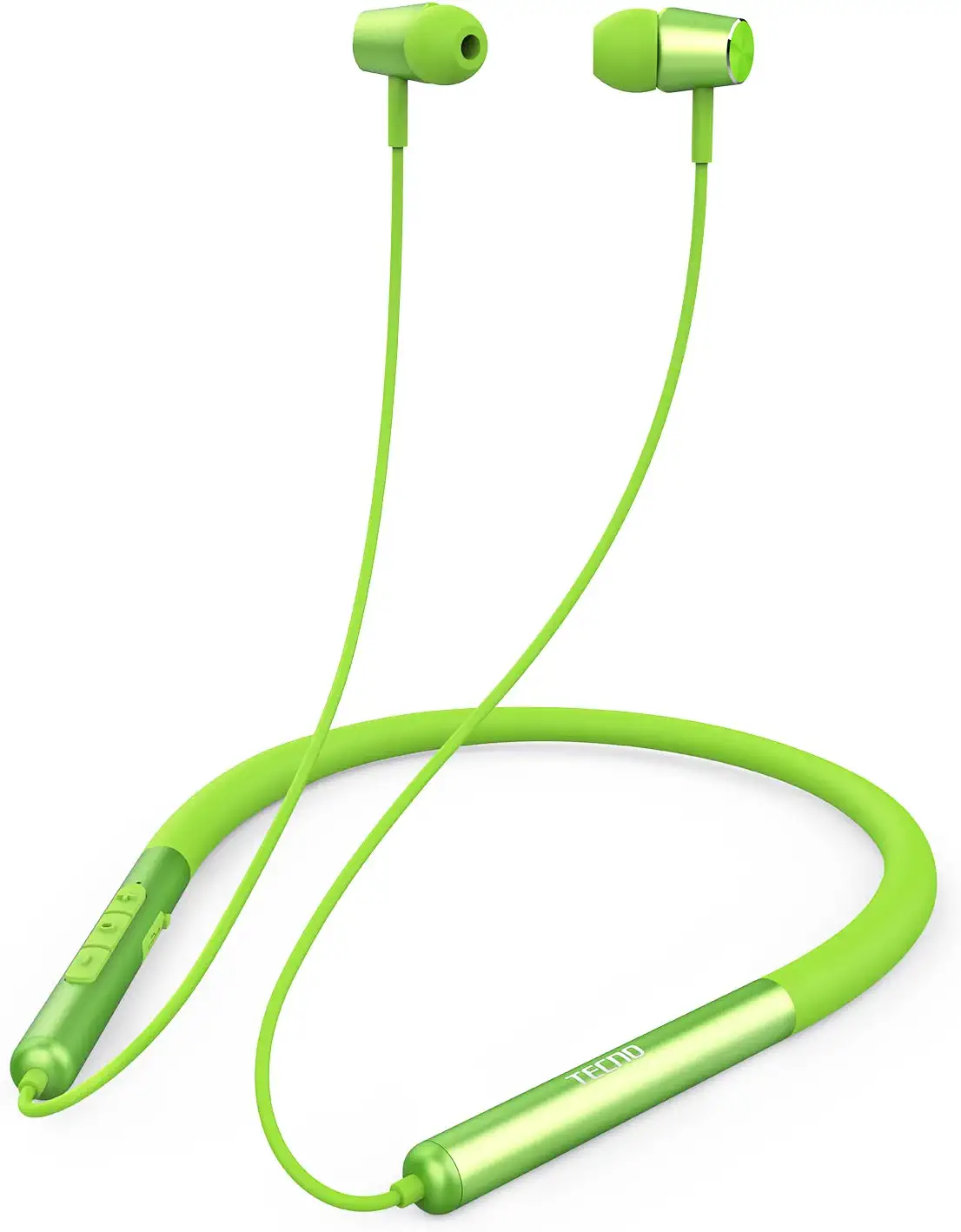 Photo 1 of TECNO Magnetic Wireless Bluetooth Headphones, Bluetooth Earbuds Neckband with Microphone, Bluetooth 5.2 Wireless Earphones with Mic for Workout Running, Green
