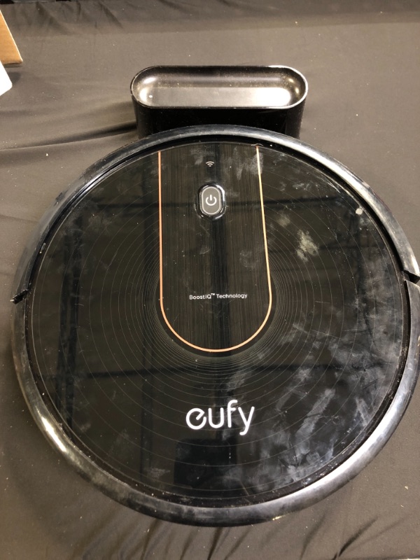 Photo 2 of eufy BoostIQ 11S (Slim) Self-Charging Robotic Vacuum Cleaner, Super-Thin, 1300Pa Strong Suction, Quiet - Black