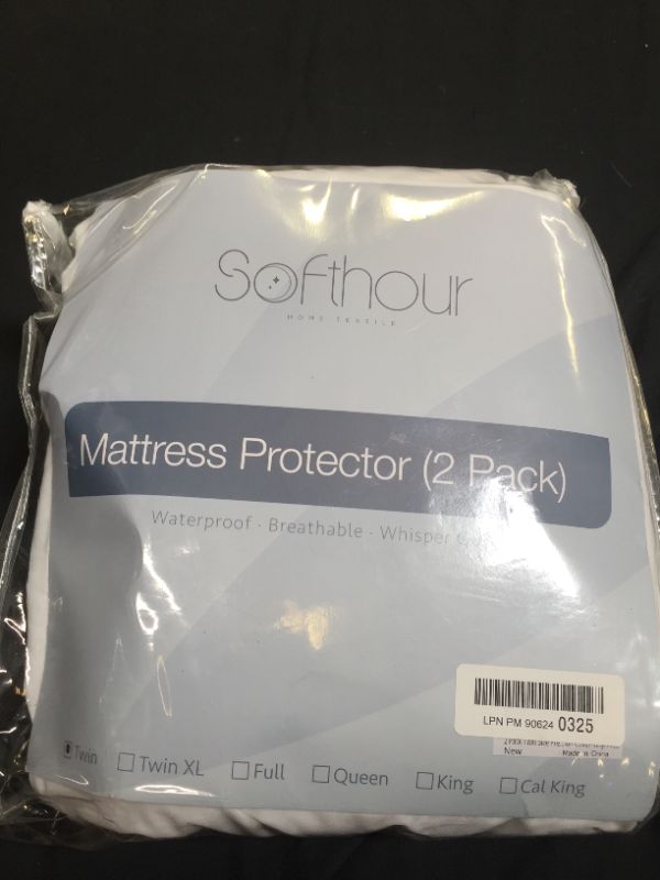 Photo 3 of 2 Pack Twin Size Premium Waterproof Mattress Protector size twin 