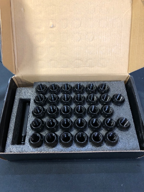 Photo 2 of 32PCS M14x1.5 2inch Lug Nuts Black