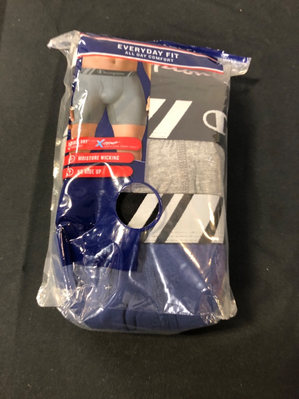 Photo 1 of Champion Men's Boxer Briefs All Day Comfort No Ride Up Double Dry X-Temp 5 Pack SIZE 2XL 