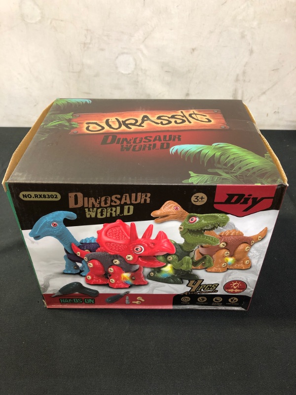 Photo 2 of Dinosaur Toys for Kids 3-5 , Take Apart Dinosaur Toys with Screwdriver for Boys Girls Age 5-7, Construction Engineering Play Kit Building Educational STEM Learning for Children Birthday Present --- FACTORY SEALED ----
