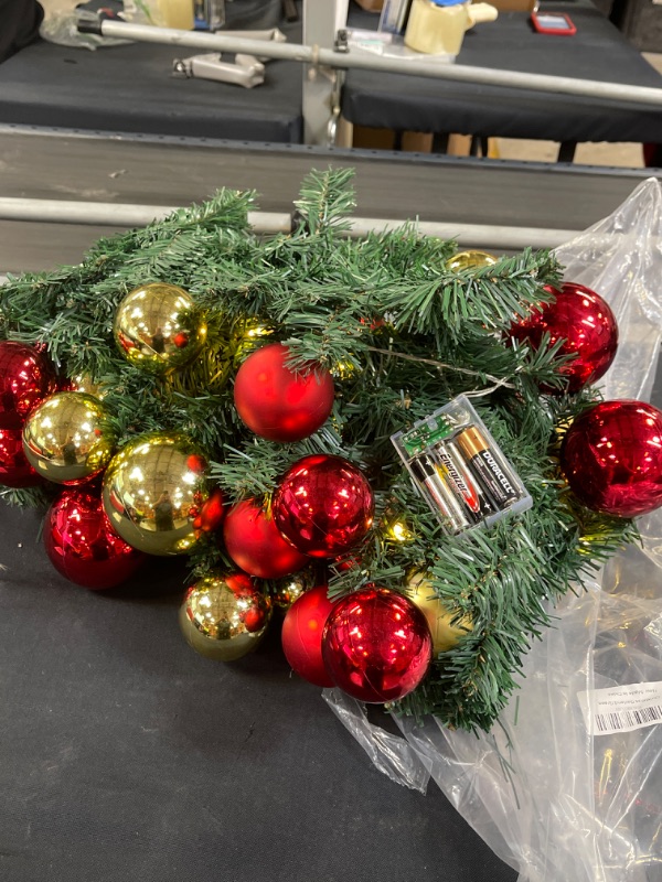 Photo 1 of 8ft christmas garland with lights