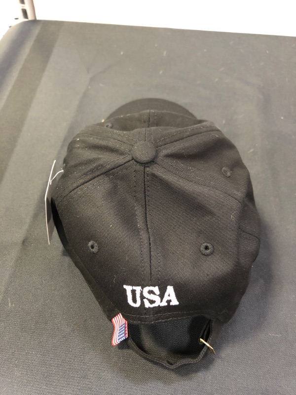 Photo 3 of American Flag Hat Men Women Adjustable USA Baseball Cap Low Profile Plain Dad Hat Outdoor Ball Cap
