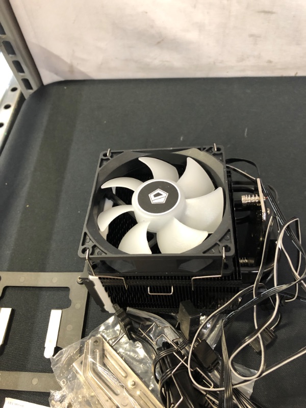 Photo 1 of ID-COOLING SE-914-XT ARGB Cooler 131mm Height CPU Air Cooler Addressable RGB Light Sync with Motherboard(5V 3-PIN Connector) 92mm PWM Fan 4 Heatpipes CPU Fan for Intel/AMD, LGA 1700 Compatible
