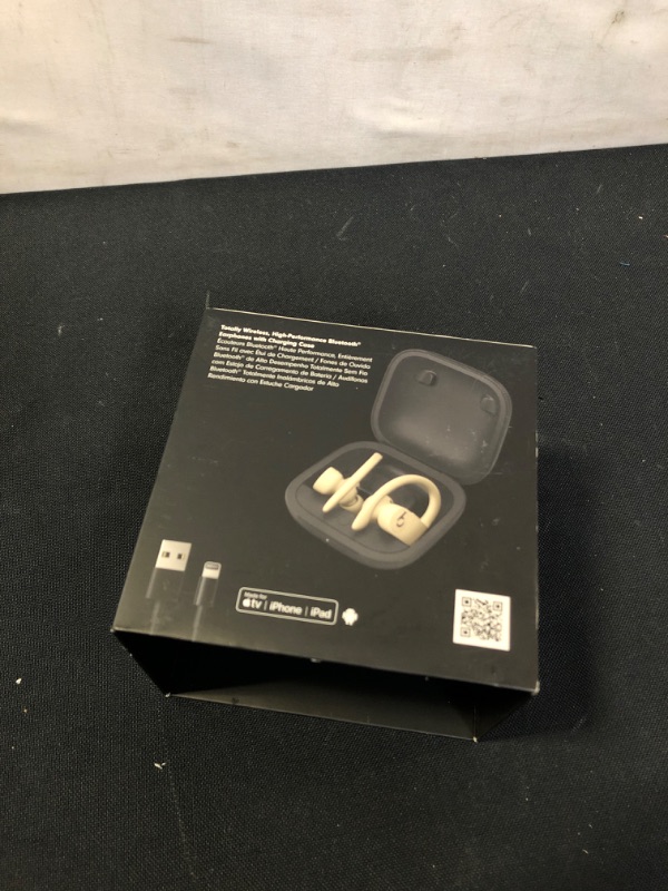 Photo 9 of Powerbeats Pro Wireless Earbuds - Apple H1 Headphone Chip, Class 1 Bluetooth Headphones, 9 Hours of Listening Time, Sweat Resistant, Built-in Microphone - Ivory
(USED) (DIRTY)