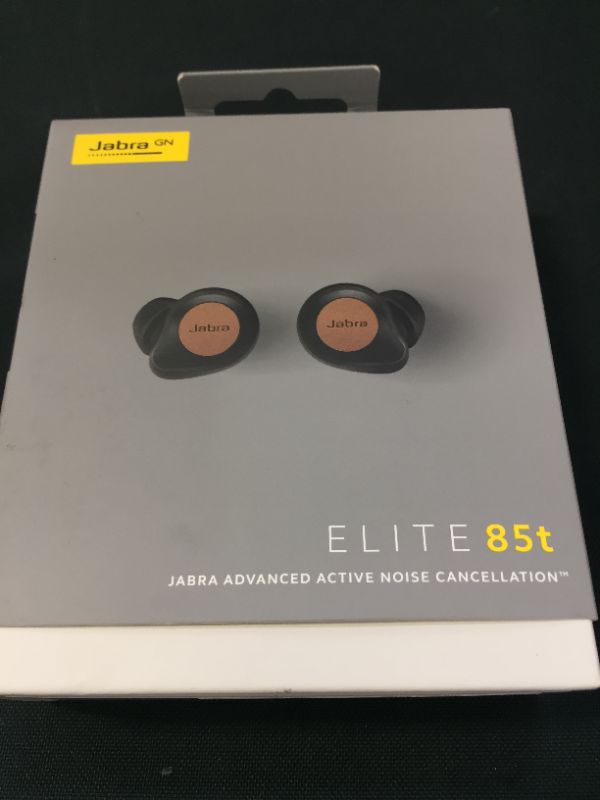 Photo 2 of Jabra Elite 85T True Wireless Bluetooth Noise Cancelling Earbuds (Copper Black)--LEFT EARBUD DOES NOT WORK 