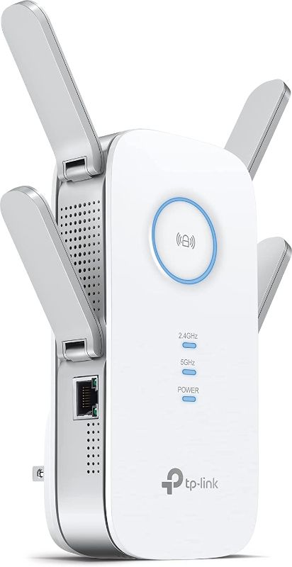 Photo 1 of TP-Link AC2600 WiFi Extender (RE650) - Up to 2600Mbps, Dual Band WiFi Range Extender, Internet Booster, Repeater, Gigabit Port, Access Point Mode, 4x4 MU-MIMO
