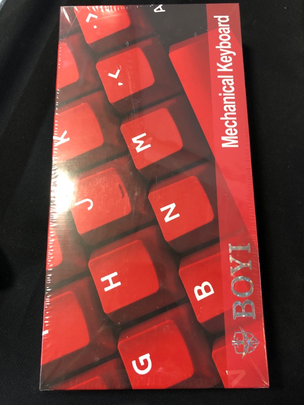 Photo 2 of BOYI Wired 60% Mechanical Gaming Keyboard,Mini RGB Cherry MX Switch PBT Keycaps NKRO Programmable Type-C Keyboard for Gaming and Working (Black Red Rose Color,Cherry Brown Switch)