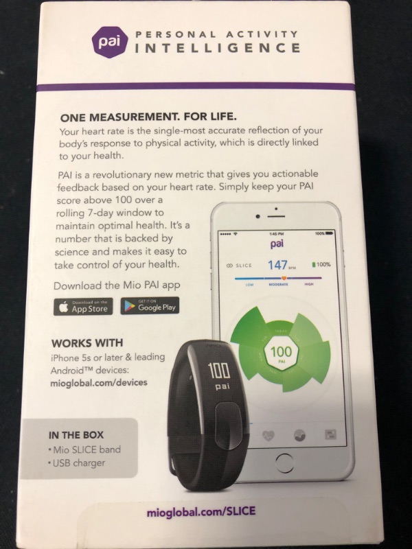 Photo 4 of Mio Slice Heart Rate + Activity Tracker SIZE SMALL 