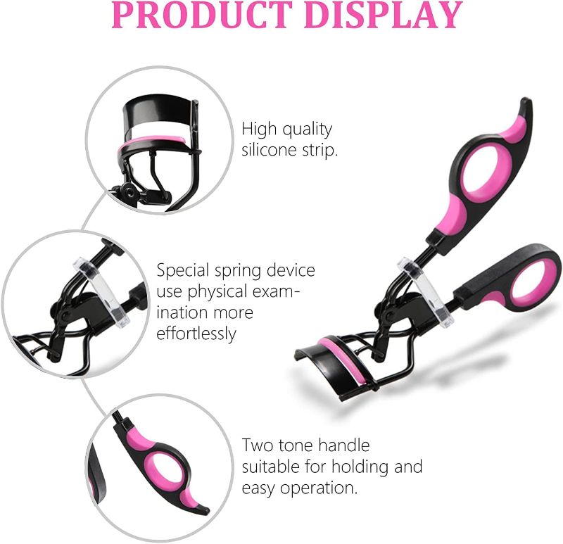 Photo 2 of Eyelash Curler, Aid Fit All Eye Shape Curved,No Pulling and Last Long Eyelash Curler