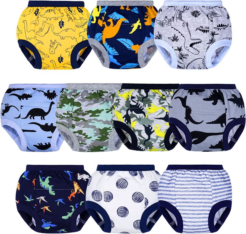 Photo 1 of BIG ELEPHANT Toddler Potty Training Pants- 100% Cotton Unisex Baby Pee Underpants 10-pack, 12-24 MONTHS 