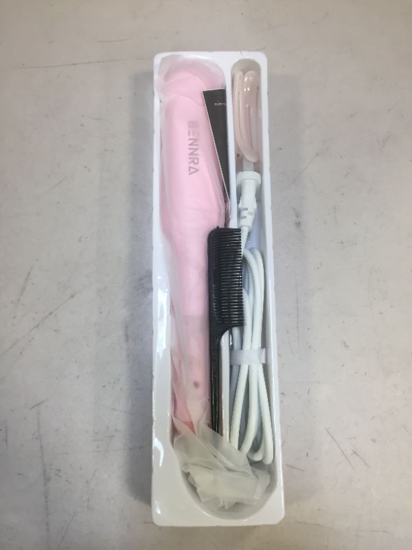 Photo 2 of Bennra Hair Straightener Brush (2021New) - Enhanced Ionic Straightening Brush