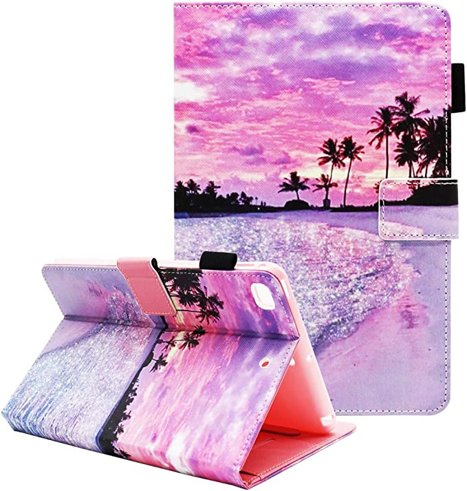 Photo 1 of ***GALAXY PAD***iPad Mini Case, iPad Mini 2 / 3 Case, iPad Mini 4 Case, iPad Mini 5 Case, Fvimi Multi-Angle Viewing Folio Smart Leather Cover with Auto Sleep/Wake for 7.9" Apple iPad Mini 1/2/3/4/5, Dusk Beach
