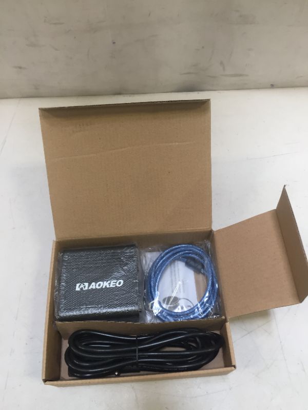 Photo 1 of Aokeo 48V Phantom Power Supply Powered by USB Plug in, Included with 8 feet USB Cable, Bonus + XLR 3 Pin Microphone Cable for An
