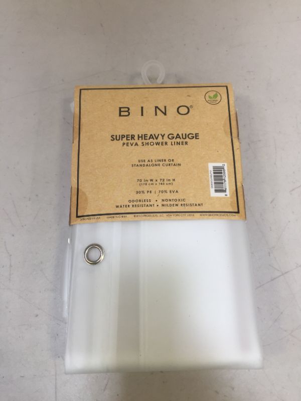 Photo 1 of BINO SUPER HEAVY GAUGE PEVA SHOWER LINER