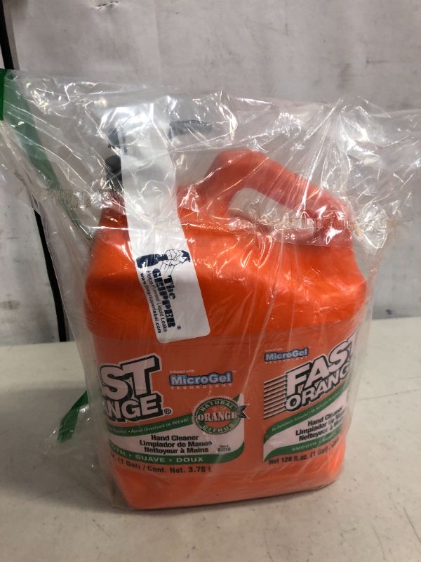 Photo 2 of Fast Orange Hand Cleaner, Natural Orange Citrus, Smooth - 128 fl oz