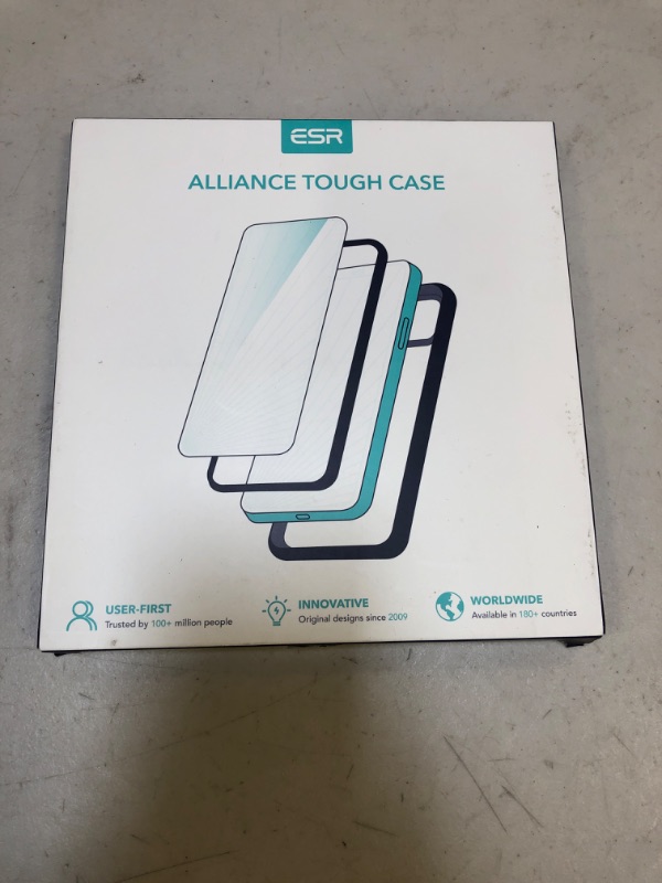 Photo 5 of ESR Alliance Series Case Compatible with iPhone 12 Pro Max, with HaloLock Magnetic Wireless Charging, 10FT Drop Tested, Full-Body Hybrid Protection, with 2 Tempered Glass Screen Protectors, Clear