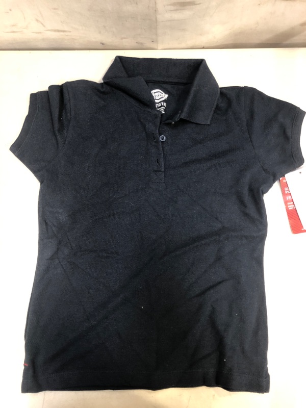 Photo 2 of Dickies Girls' Short Sleeve Pique Polo Shirt. 10/12
