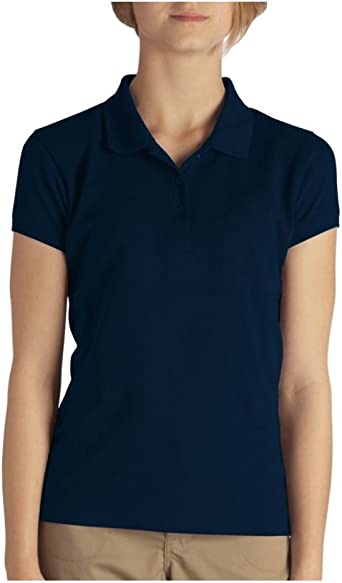 Photo 1 of Dickies Girls' Short Sleeve Pique Polo Shirt. 10/12
