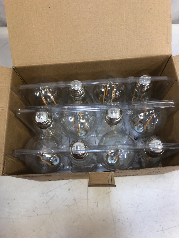 Photo 3 of 12-Pack Vintage 7W ST58 LED Edison Light Bulbs 60W Equivalent