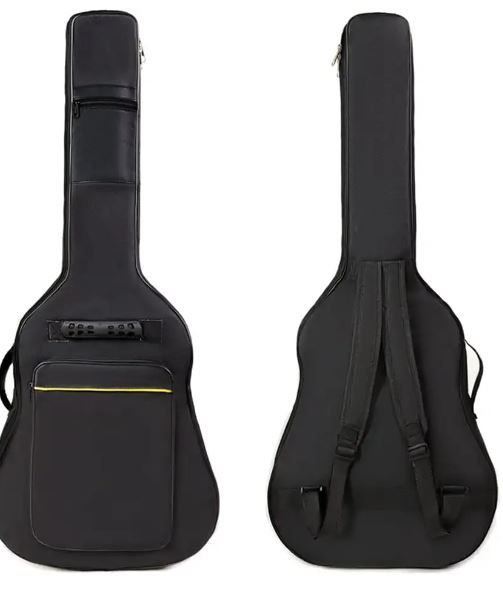 Photo 1 of 36 Inch Acoustic Guitar Gig Bag Waterproof Dual Adjustable Shoulder Strap 5mm Padding Backpack with Accessories -For 36" Acoustic Classic Guitar
